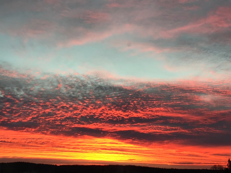 Sunrise in Norway Norway Norwegian thought yoga meditasjon morgenstemning