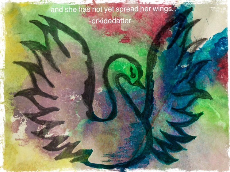 The ugly duckling mental health Norwegian blogger mylife in Norway Orkidedatterart Orchid daughter art